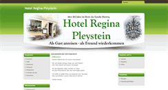 Desktop Screenshot of hotel-regina-pleystein.com